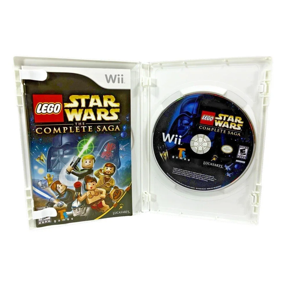 LEGO Star Wars The Complete Saga Nintendo Wii 2007 Complete with Manual Tested